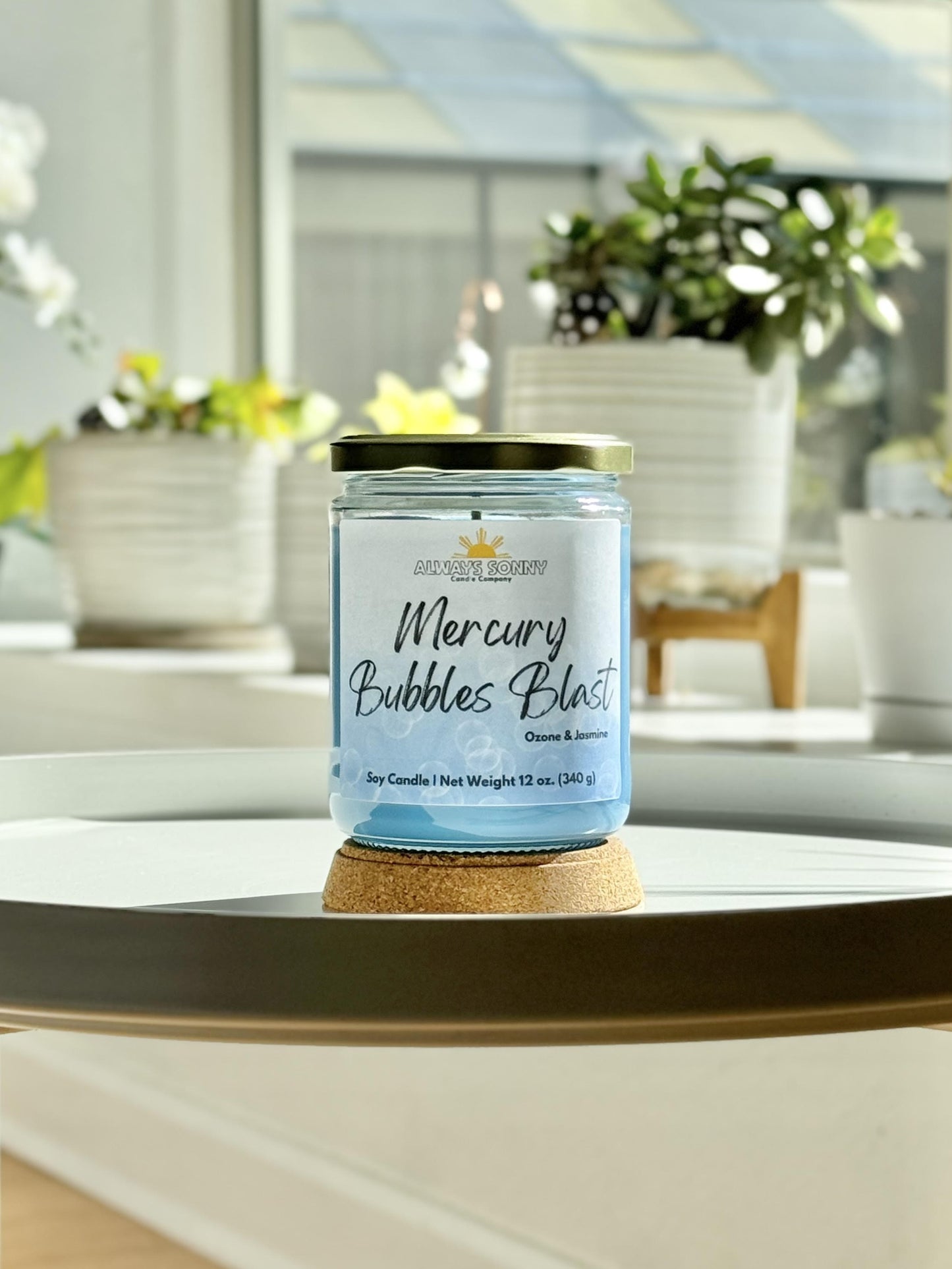 Mercury Bubbles Blast Candle